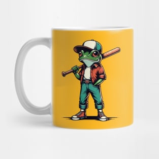 Frog baseball player Mug